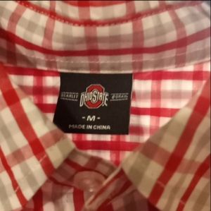 Ohio State long-sleeved button up